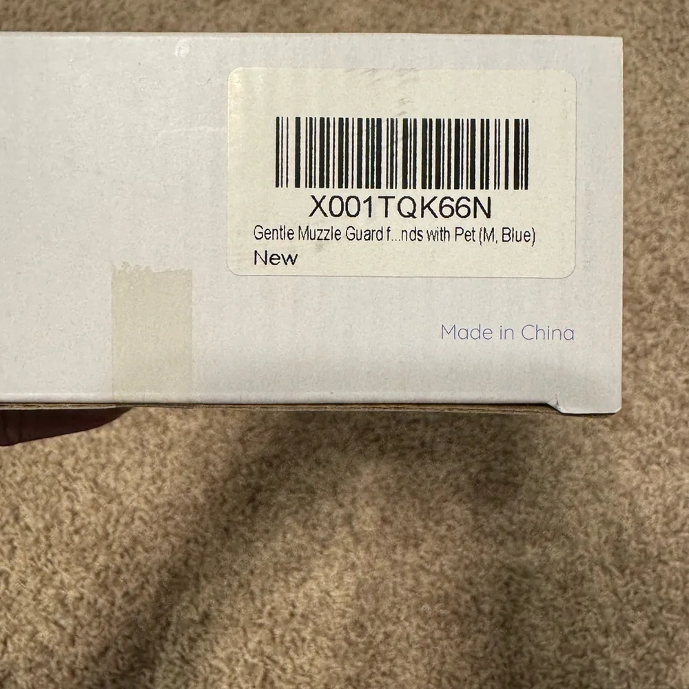 NIB Blue Good Boy Dog Muzzle Size Medium